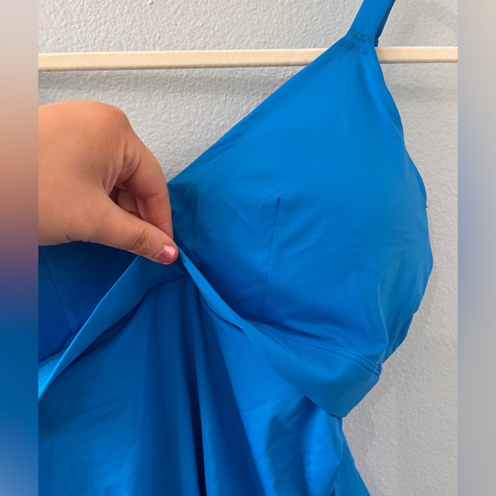 SPANX Blue Women's One Piece Swimsuit - Picture 3 of 9
